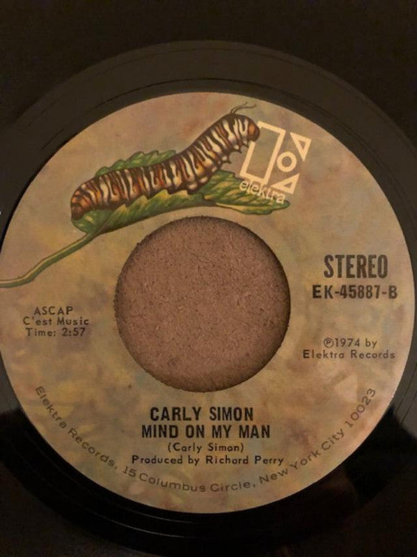 Carly Simon : Haven't Got Time For The Pain (7", Single)