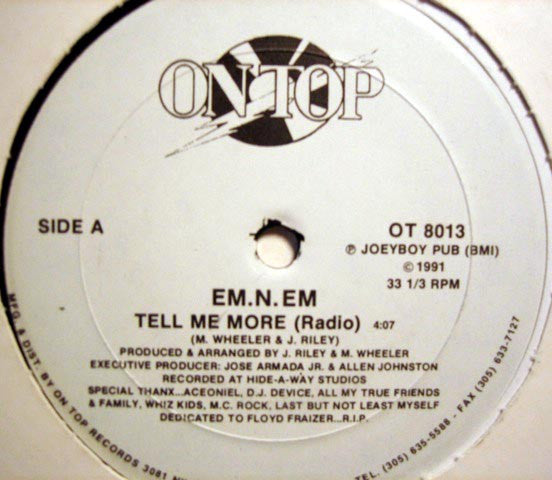 Em.N.Em : Tell Me More (12", Promo)