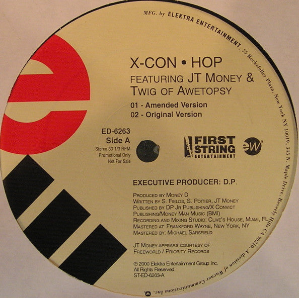 X-Con : Hop (12", Promo)