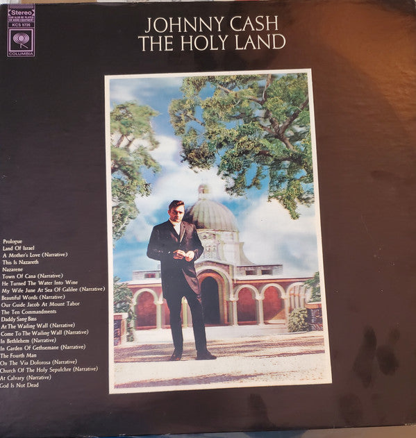 Johnny Cash : The Holy Land (LP, Album, Ter)
