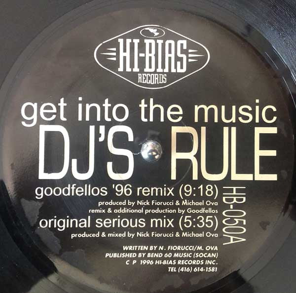 DJ's Rule : Get Into The Music (12")