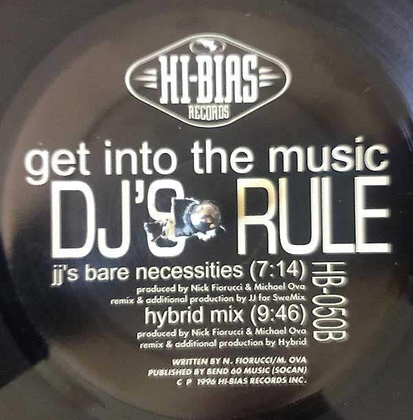 DJ's Rule : Get Into The Music (12")