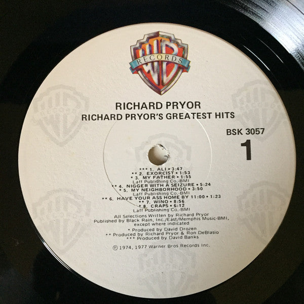 Richard Pryor : Richard Pryor's Greatest Hits (LP, Comp, Win)