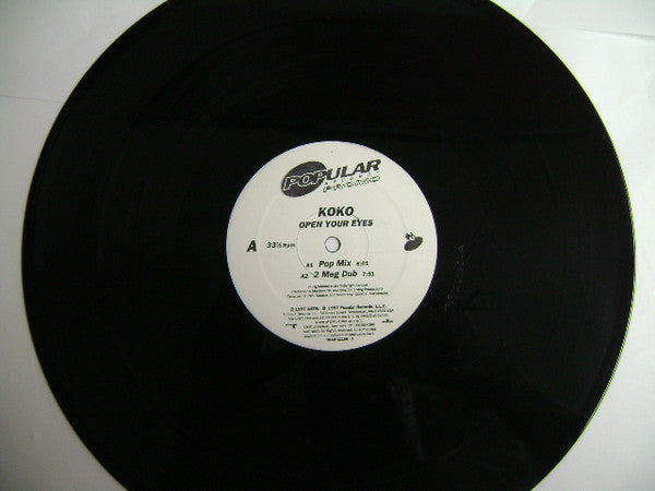 Koko (3) : Open Your Eyes (12", Promo)