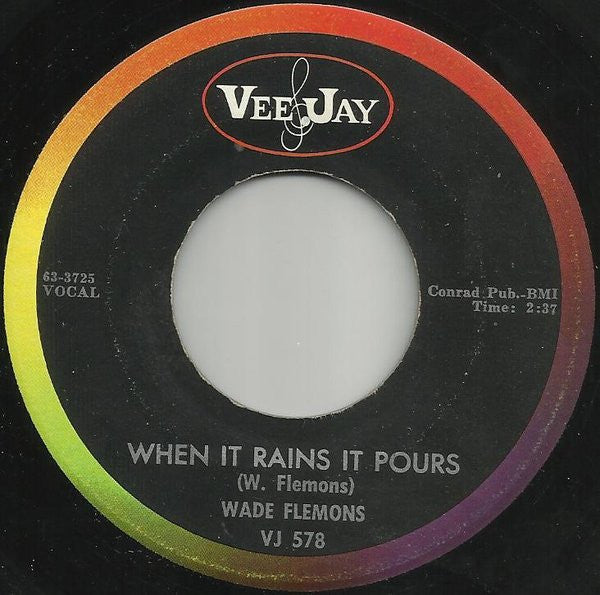 Wade Flemons : Watch Over Her (7", Single)