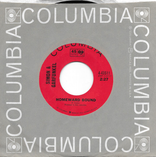 Simon & Garfunkel : Homeward Bound (7", Styrene, Ter)