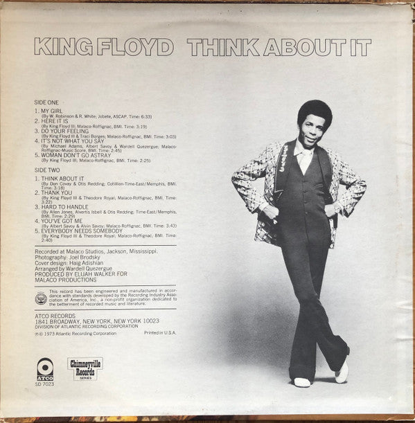 King Floyd : Think About It (LP, Album, PRC)