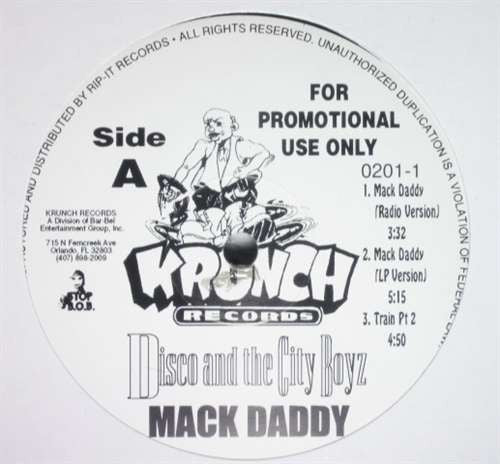 Disco & The City Boyz : Mack Daddy (12", Promo)