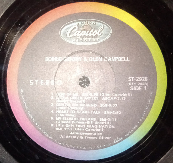 Bobbie Gentry And Glen Campbell : Bobbie Gentry And Glen Campbell (LP, Album, Jac)