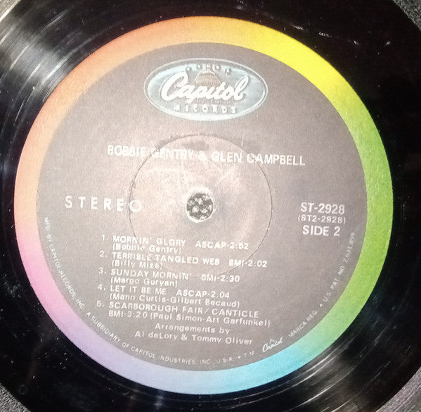 Bobbie Gentry And Glen Campbell : Bobbie Gentry And Glen Campbell (LP, Album, Jac)
