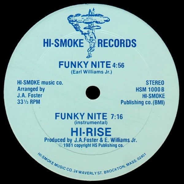 Hi-Rise : Funky Nite (12")