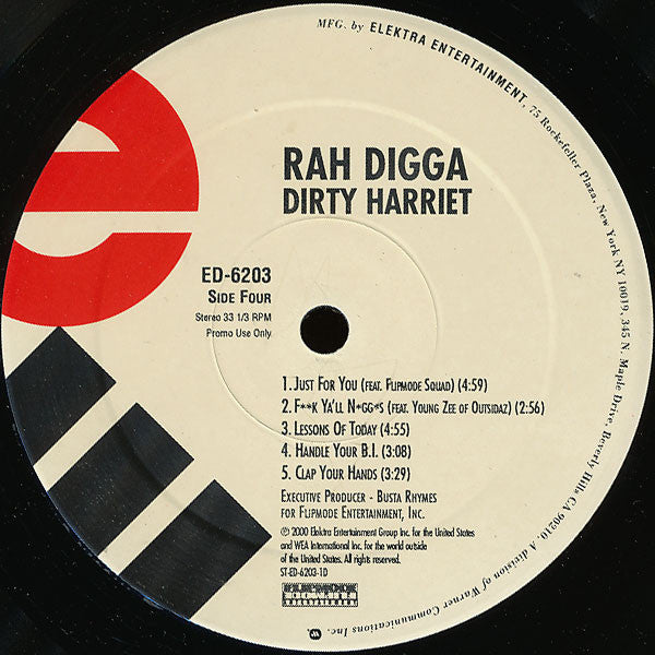 Rah Digga : Dirty Harriet (2xLP, Album, Promo, Cle)