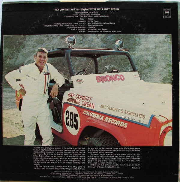 Ray Conniff And The Singers : We've Only Just Begun (LP, Album, San)