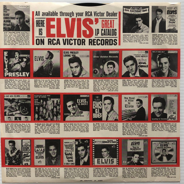 Elvis Presley : 50,000,000 Elvis Fans Can't Be Wrong (Elvis' Gold Records - Volume 2) (LP, Comp, Mono, RE, Ind)
