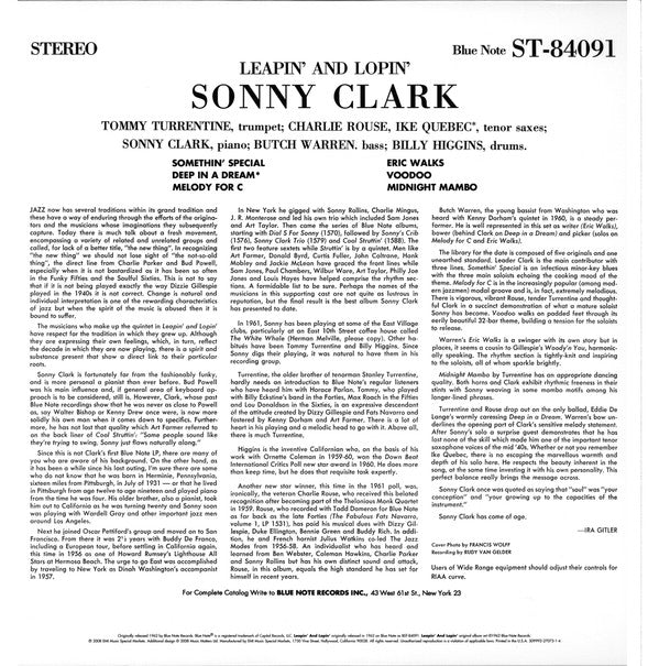 Sonny Clark : Leapin' And Lopin' (2xLP, Album, Ltd, Num, RE, RM, Gat)