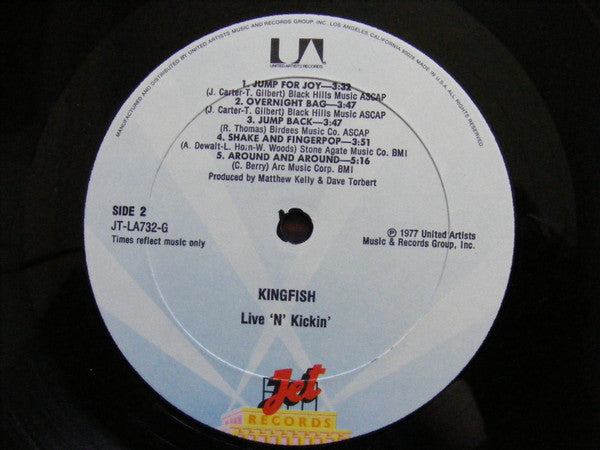 Kingfish : Live 'N' Kickin' (LP, Album)