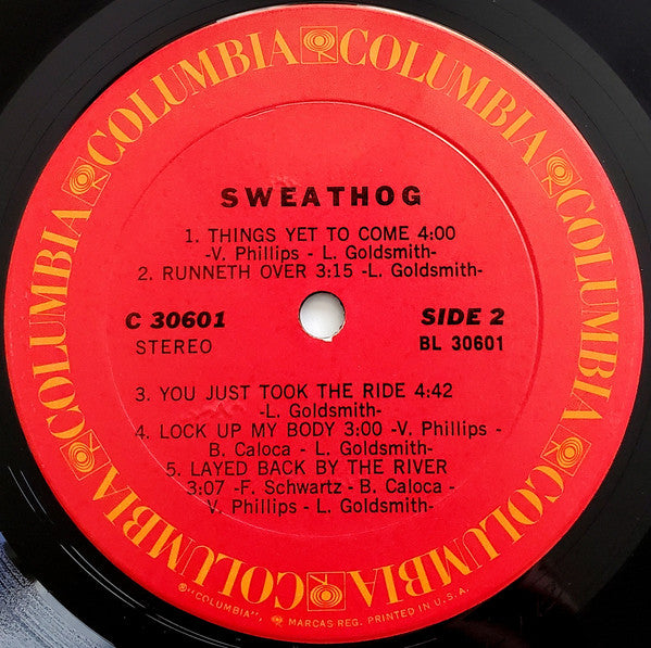 Sweathog : Sweathog (LP, Album, Ter)
