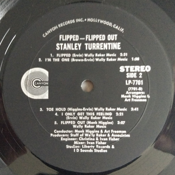 Stanley Turrentine : Flipped - Flipped Out (LP, Album, Mon)