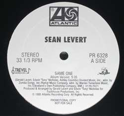 Sean Levert : Same One (12", Promo)