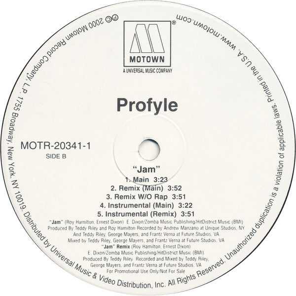 Profyle : Damn (12", Promo)
