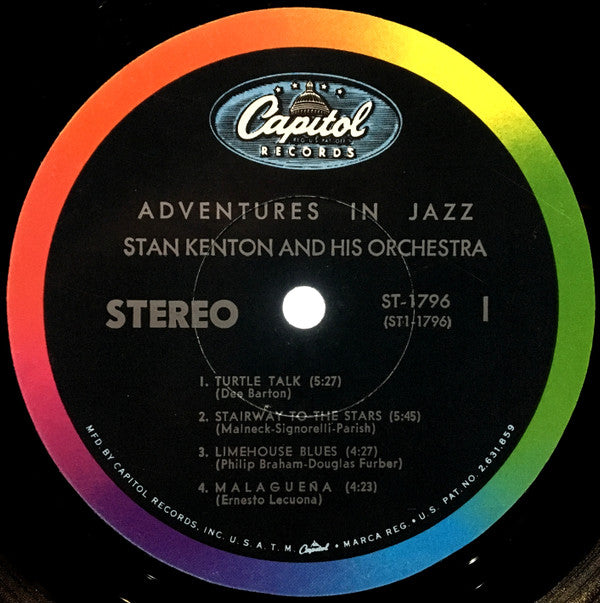 Stan Kenton : Adventures In Jazz (LP, Album)