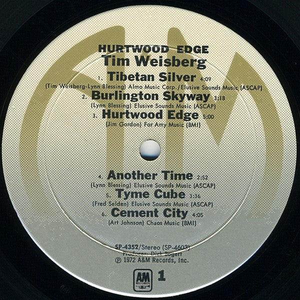Tim Weisberg : Hurtwood Edge (LP, Album, RP)