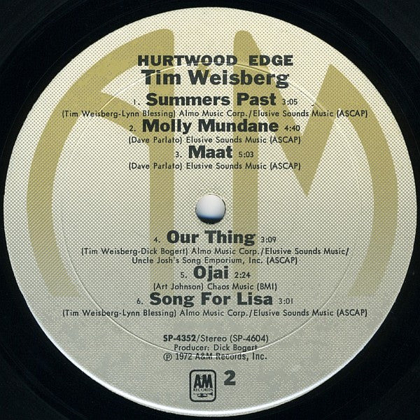 Tim Weisberg : Hurtwood Edge (LP, Album, RP)