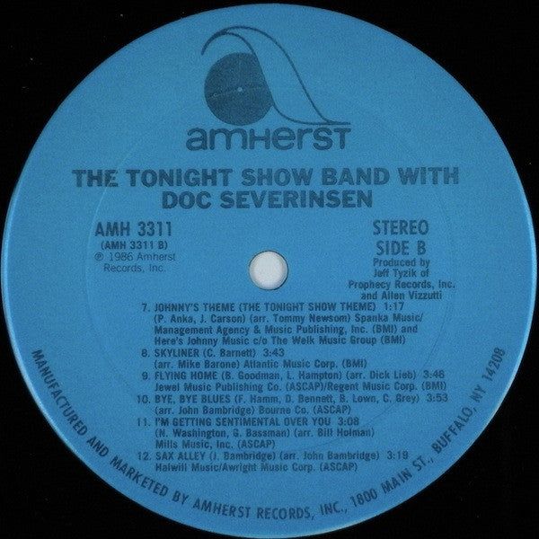 The Tonight Show Band With Doc Severinsen : The Tonight Show Band With Doc Severinsen (LP, Album)