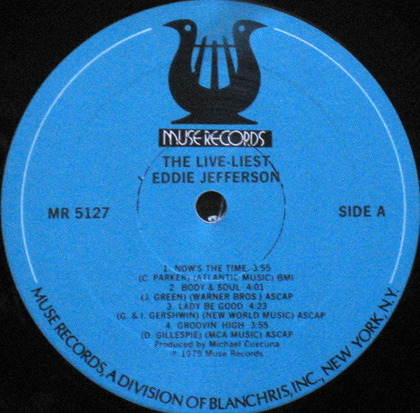 Eddie Jefferson : The Live-Liest (LP, Album)