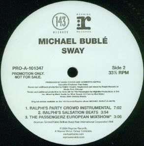 Michael Bublé : Sway (12", Promo)