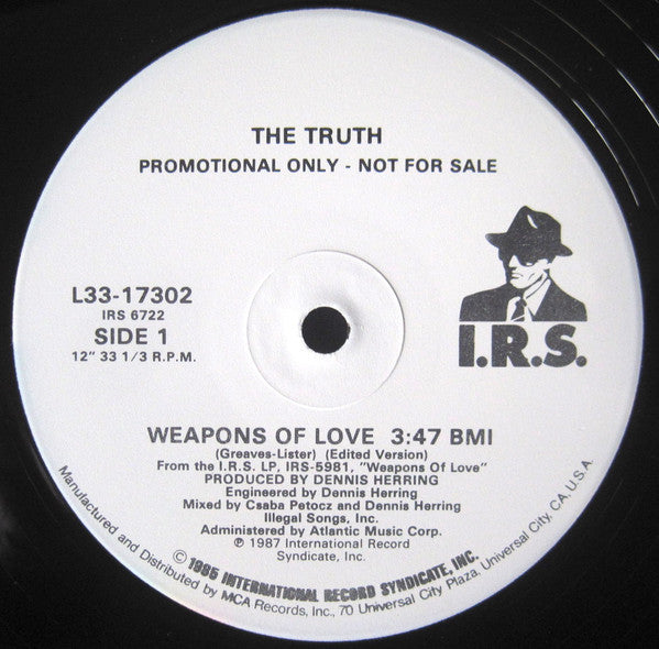 The Truth (6) : Weapons Of Love (12", Promo)