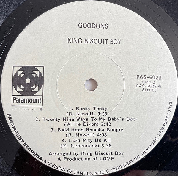 King Biscuit Boy : Gooduns (LP, Album, 1st)