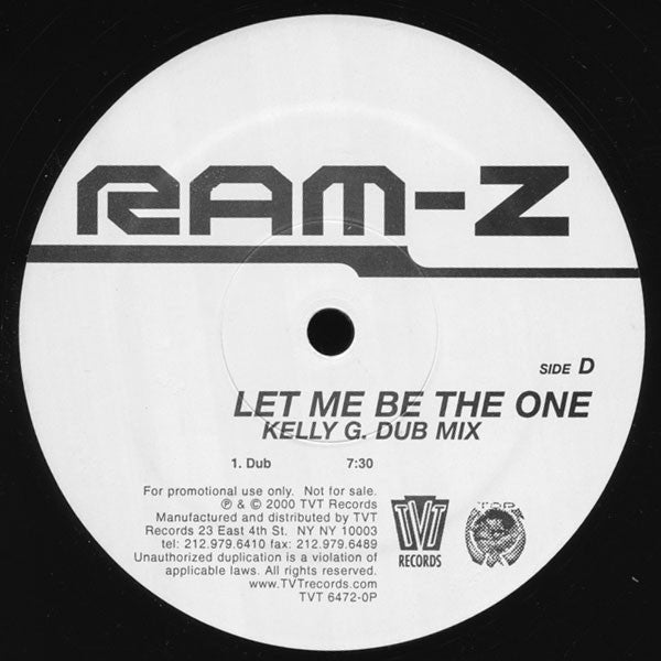 Ram-Z : Let Me Be The One (2x12", Single, Promo)