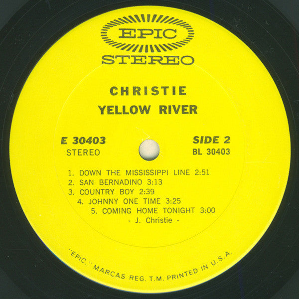 Christie : Yellow River (LP, Album, Ter)