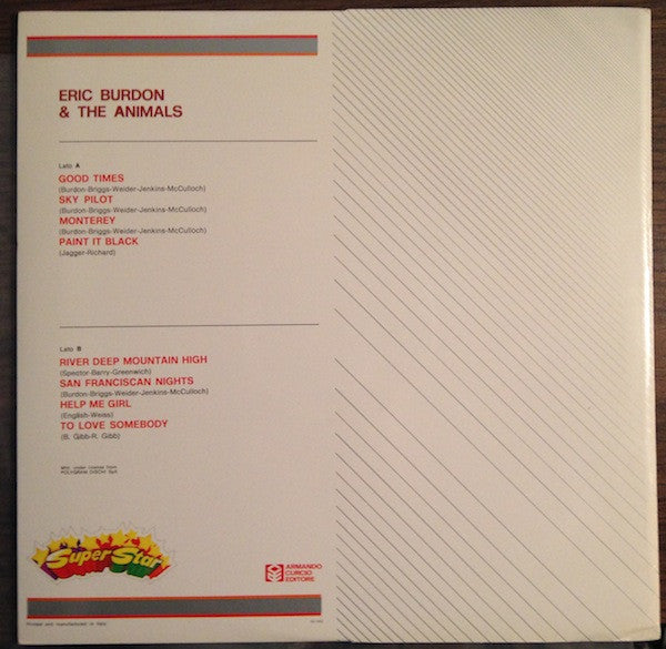 Eric Burdon & The Animals : Eric Burdon & The Animals (LP, Comp, Gat)