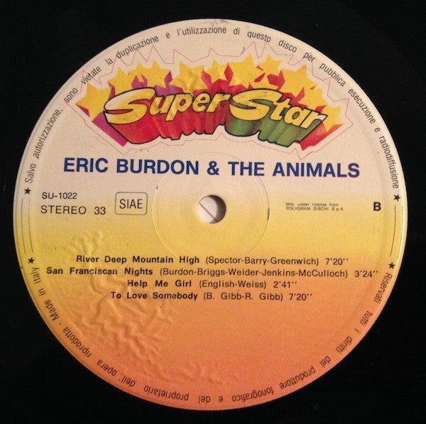 Eric Burdon & The Animals : Eric Burdon & The Animals (LP, Comp, Gat)