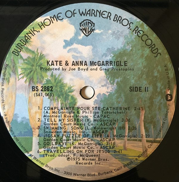 Kate & Anna McGarrigle : Kate & Anna McGarrigle (LP, Album, Ter)