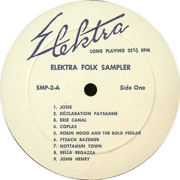 Various : Folk Sampler (LP, Comp, Mono, Smplr)