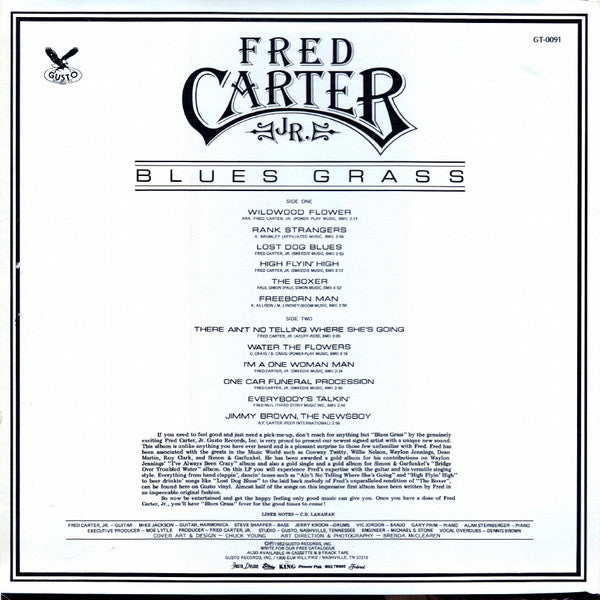 Fred Carter Jr.* : Blues Grass (LP, Album)