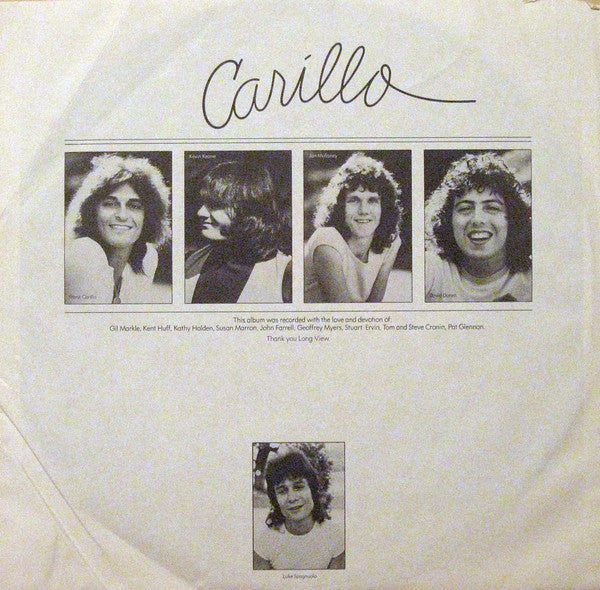 Carillo (2) : Rings Around The Moon (LP, Album, Ric)