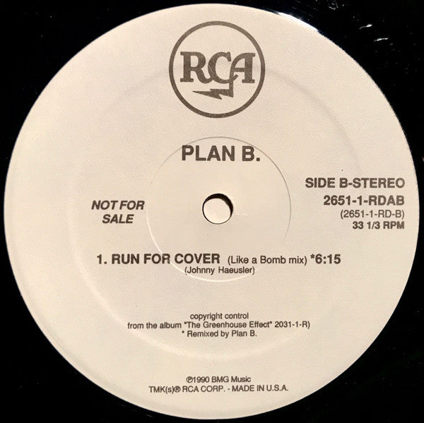 Plan B (2) : Run For Cover (Remix) (12", Single, Promo)
