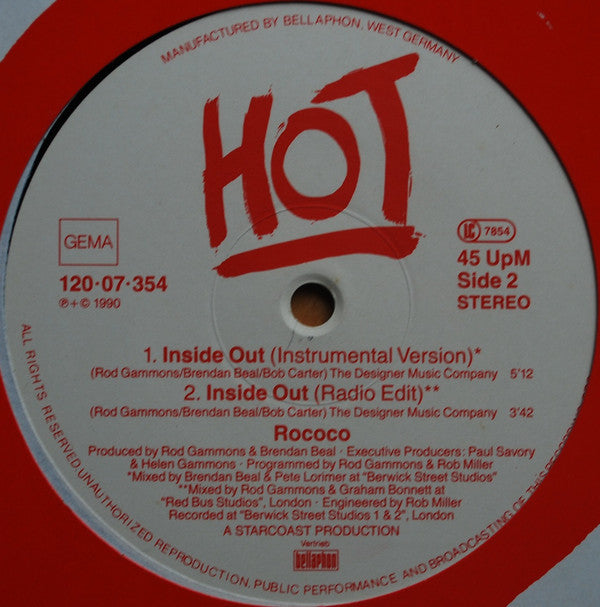 Rococo : Inside Out (12")