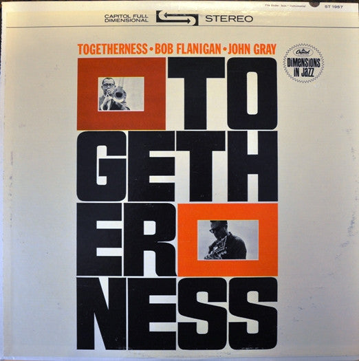 Bob Flanigan / John Gray (2) : Togetherness (LP, Album)