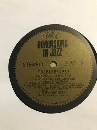 Bob Flanigan / John Gray (2) : Togetherness (LP, Album)