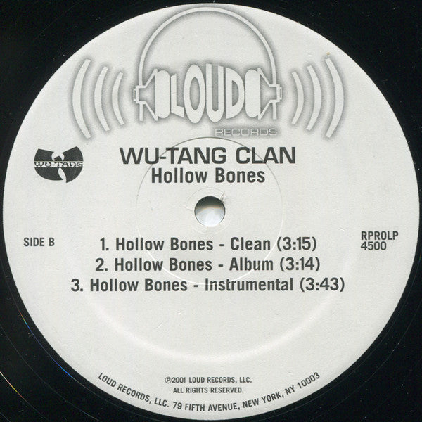 Wu-Tang Clan : One Blood / Hollow Bones (12", Promo)