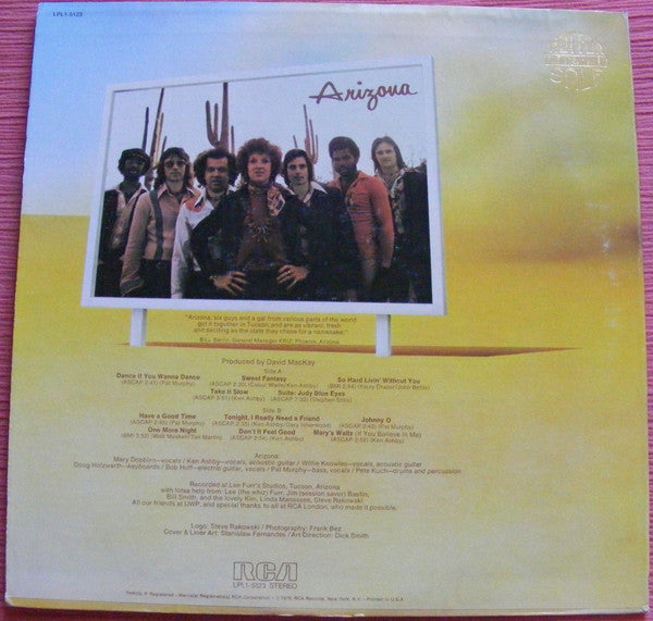 Arizona (3) : Arizona (LP, Album)