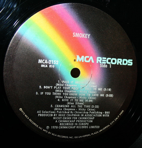 Smokey* : Smokey (LP, Album, Glo)