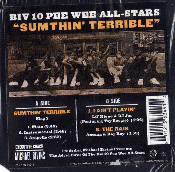 The Biv 10 Pee Wee All Stars : The Adventures Of The Biv 10 Pee Wee All-Stars (12")