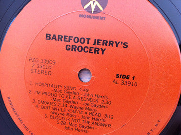 Barefoot Jerry : Barefoot Jerry's Grocery (2xLP, Comp, Gat)