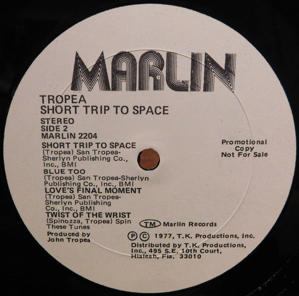 John Tropea : Short Trip To Space (LP, Album, Promo, Gat)